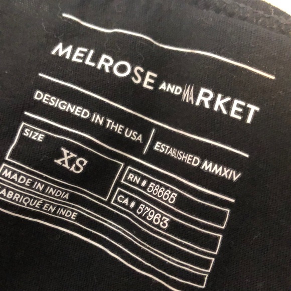 Mel rose and market black t shirt size xs - Picture 2 of 2